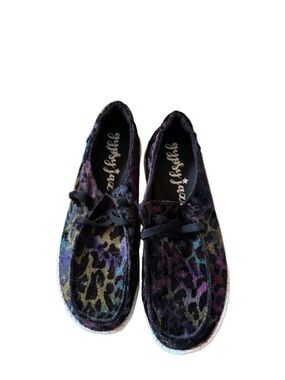 Gypsy Jazz Multicolor Leopard Print Casual Flats - Women’s Size 9.5